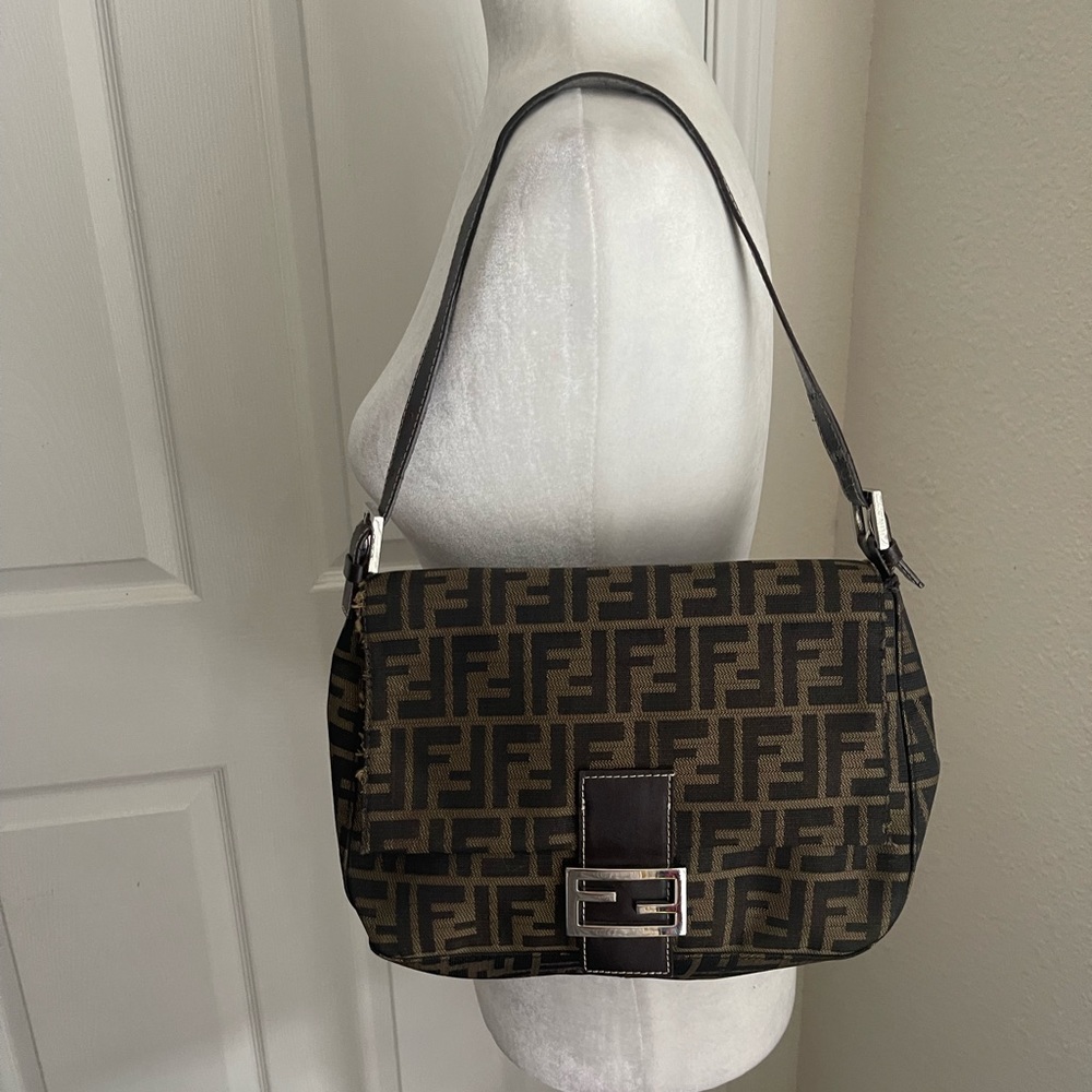 Fendi Zucca print baguette bag
